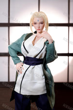 画像をギャラリービューアに読み込む, 73cm Realistic Anime Sex Doll Tsunade, Naruto Blonde Milf Hentai Figure
