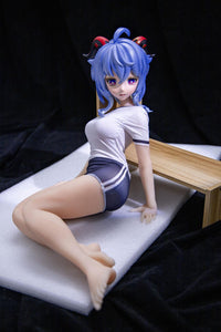 75cm Ganyu Sex Doll, 1/2 Scale Genshin Impact Hentai Figure with Buruma