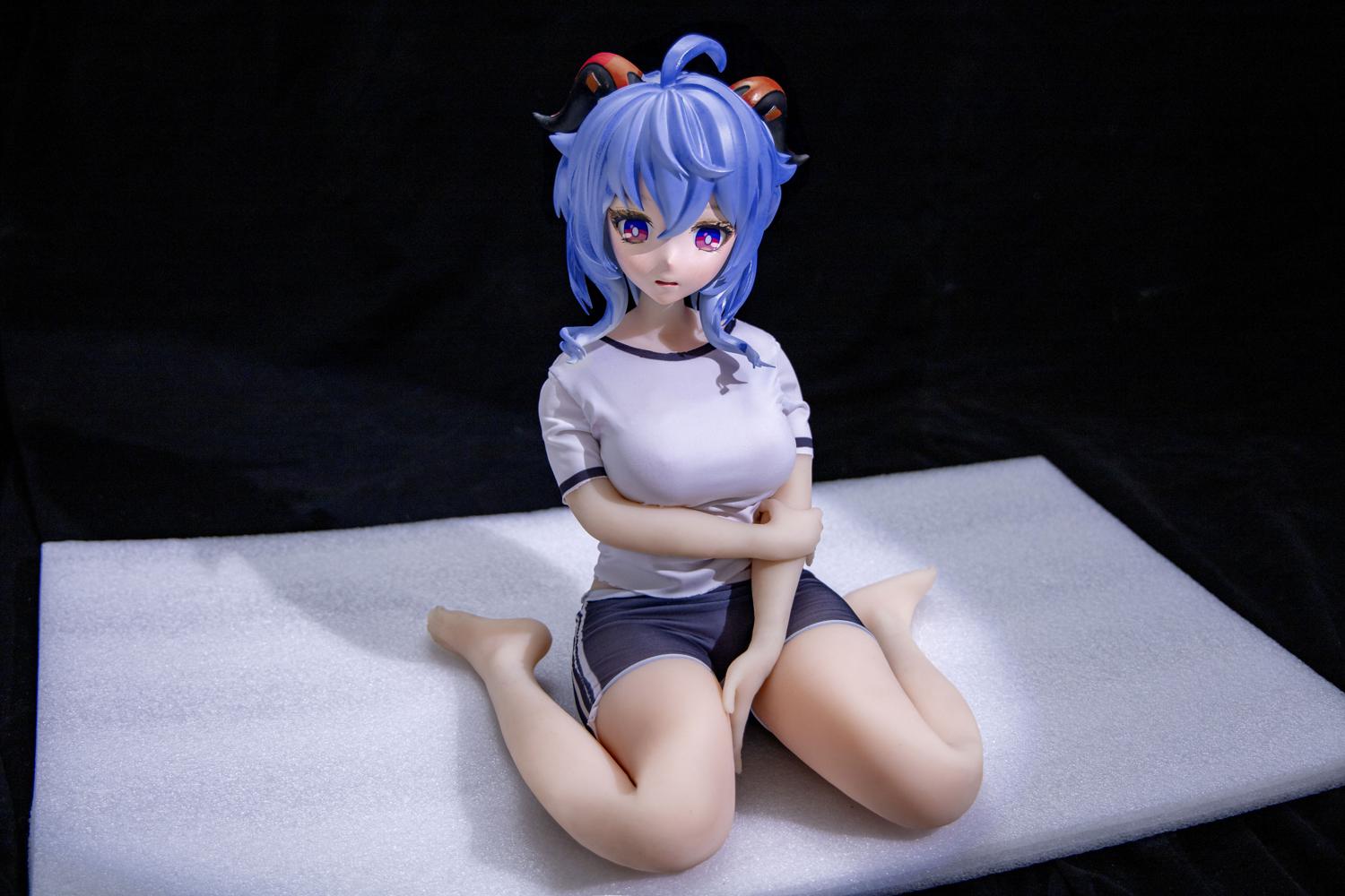 75cm Ganyu Sex Doll, 1/2 Scale Genshin Impact Hentai Figure with Buruma