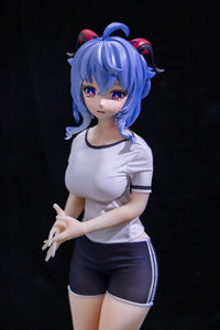 75cm Ganyu Sex Doll, 1/2 Scale Genshin Impact Hentai Figure with Buruma
