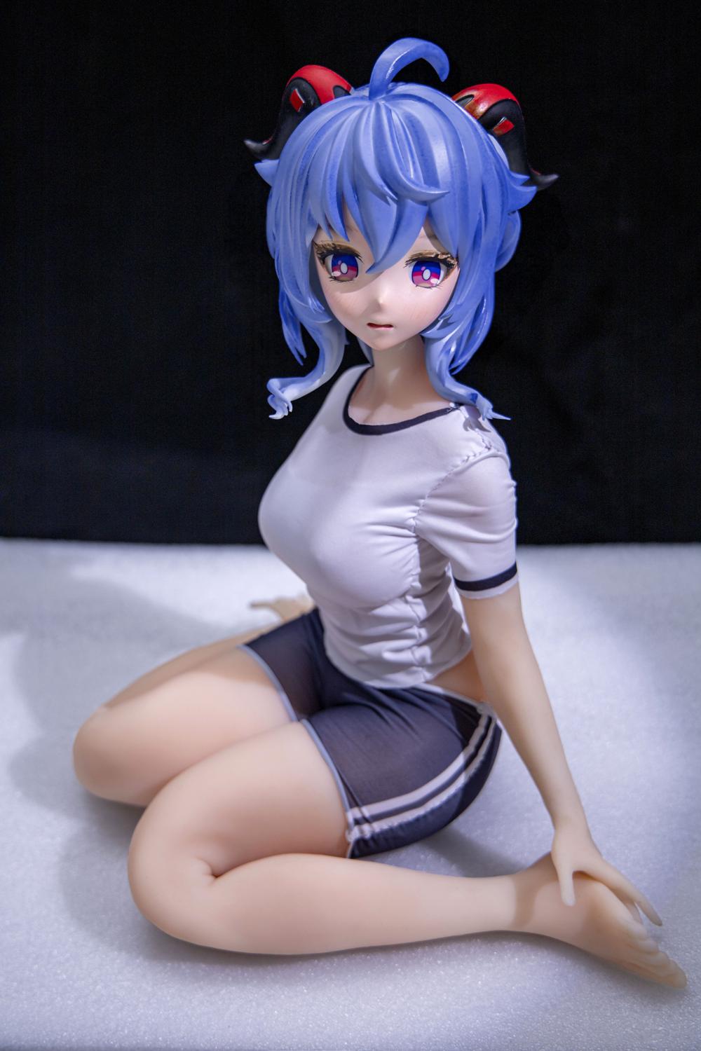 75cm Ganyu Sex Doll, 1/2 Scale Genshin Impact Hentai Figure with Buruma