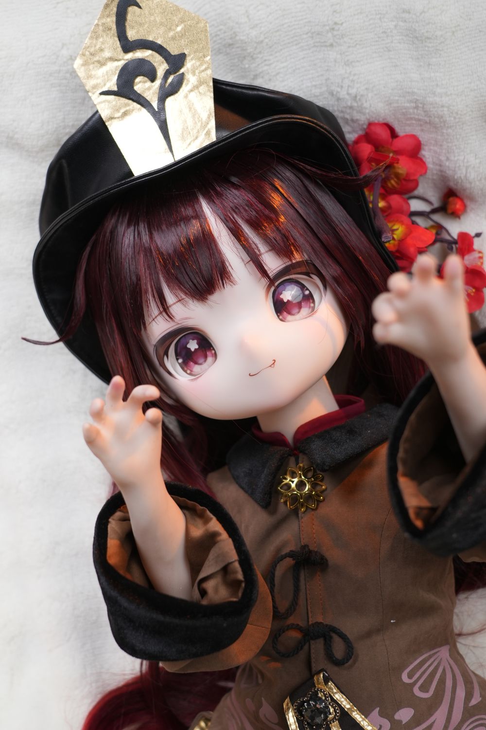 85cm Genshin Mini Sex Doll Hu Tao, Cute Chinese Dress Hentai Figure