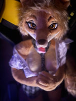 Load image into Gallery viewer, Adorable Dog Girl Furry Sex Doll, Lovely Brown Fur Canine Sex Doll
