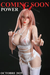 Mini Sex Doll Power of Chainsaw Man (70cm), Ahegao Hentai Figure