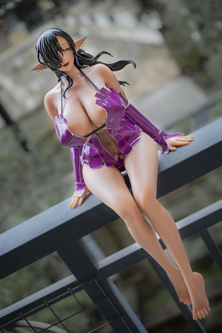 Anime Sex Doll Olga Discordia, 1/3 Scale Kuroinu Hentai Figure in Silicone