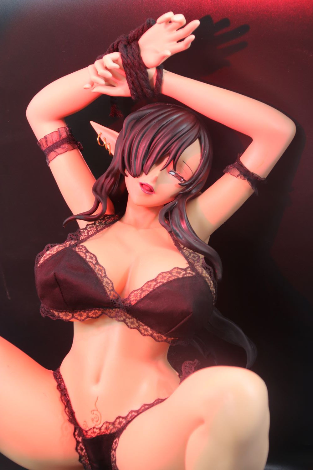 Anime Sex Doll Olga Discordia, 1/4 Scale Kuroinu Hentai Figure in Silicone