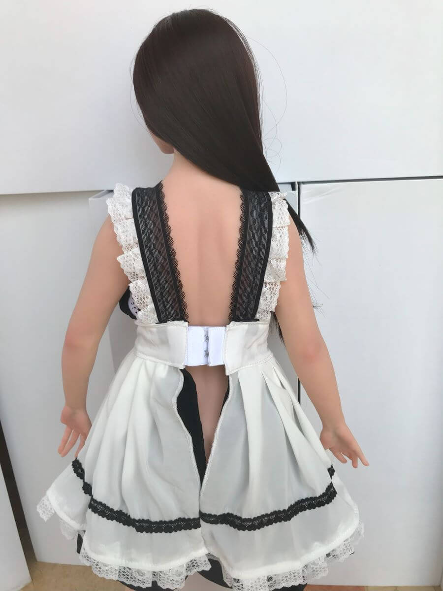 Black&White Casual Dress for Mini Sex Dolls Kemelia Black&White Casual Dress for Mini Sex Dolls Kemelia