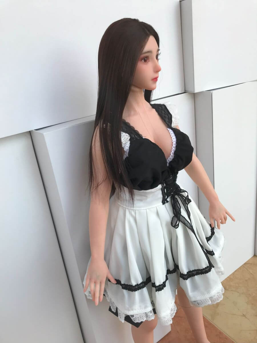 Black&White Casual Dress for Mini Sex Dolls