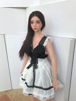 Load image into Gallery viewer, Black&amp;White Casual Dress for Mini Sex Dolls
