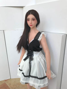 Black&White Casual Dress for Mini Sex Dolls