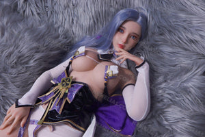 Blue Hair 100cm Mini Sex Doll Kaguya Princess, Anime Cosplay Sex Doll Kemelia Blue Hair 100cm Mini Sex Doll Kaguya Princess, Anime Cosplay Sex Doll Kemelia