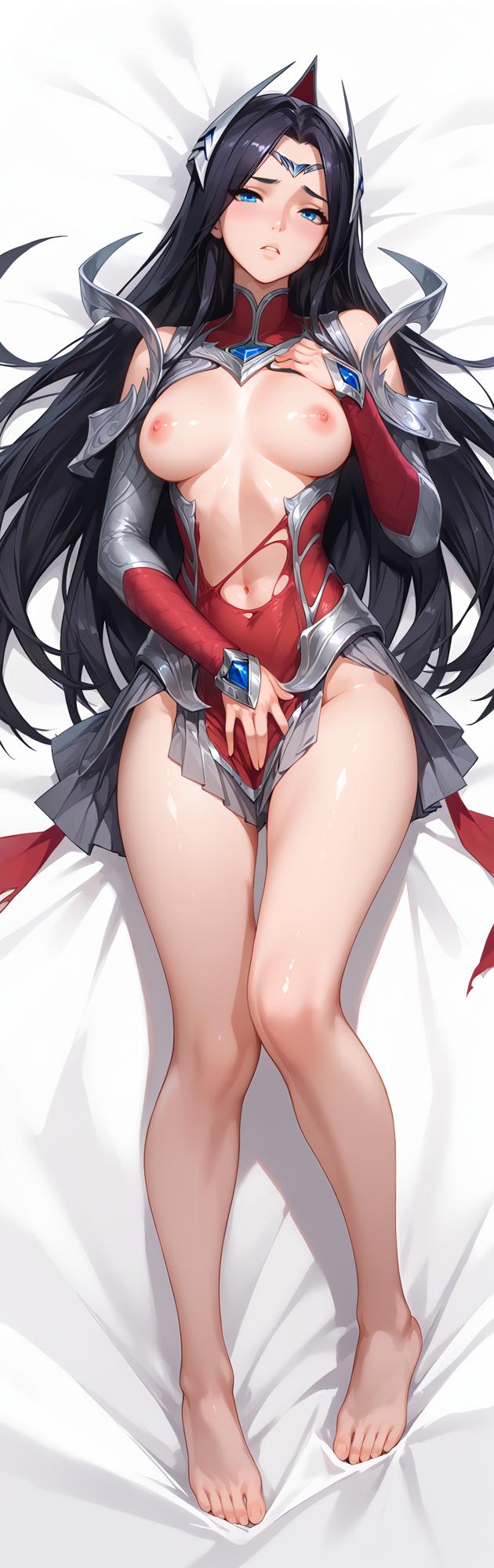 Divine Sword Irelia Body Pillowcase, Custom League of Legends Dakimakura Cover