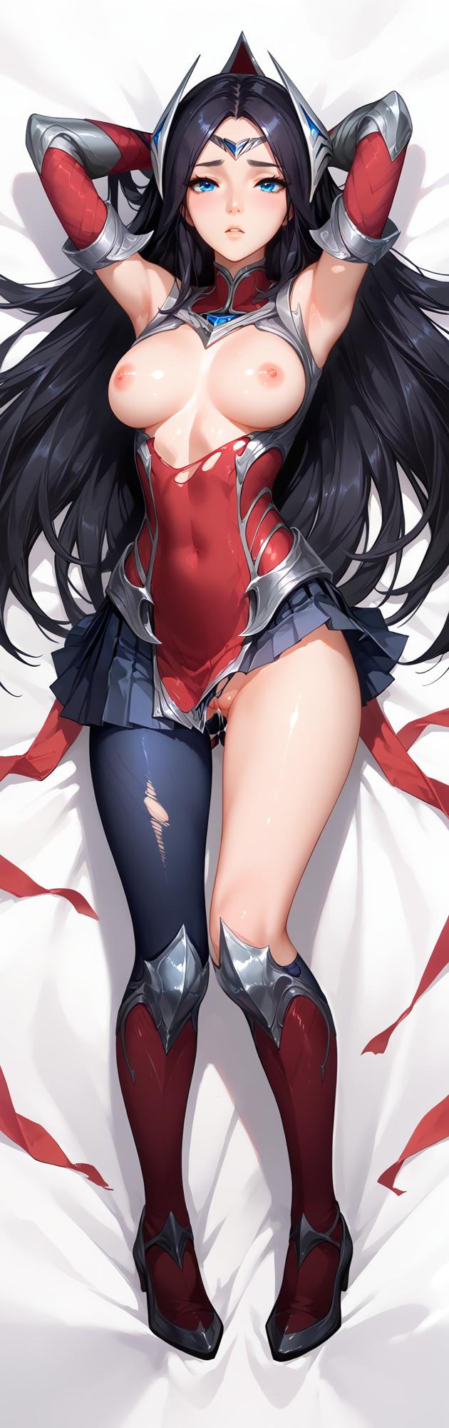 Divine Sword Irelia Body Pillowcase, Custom League of Legends Dakimakura Cover