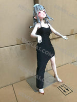 Load image into Gallery viewer, Elegant Black Long Dress for 60 - 80cm BJD Doll, 1/3 Scale Fashion Doll Dress
