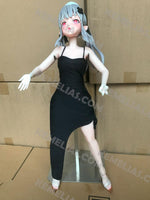 Load image into Gallery viewer, Elegant Black Long Dress for 60 - 80cm BJD Doll, 1/3 Scale Fashion Doll Dress
