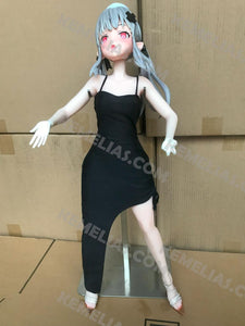 Elegant Black Long Dress for 60 - 80cm BJD Doll, 1/3 Scale Fashion Doll Dress