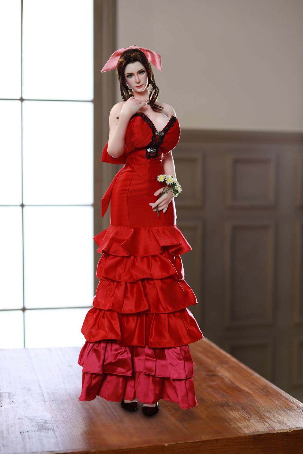 Exquisite Anime Sex Doll Aerith Gainsborough, Final Fantasy 65cm Mini Sex Doll