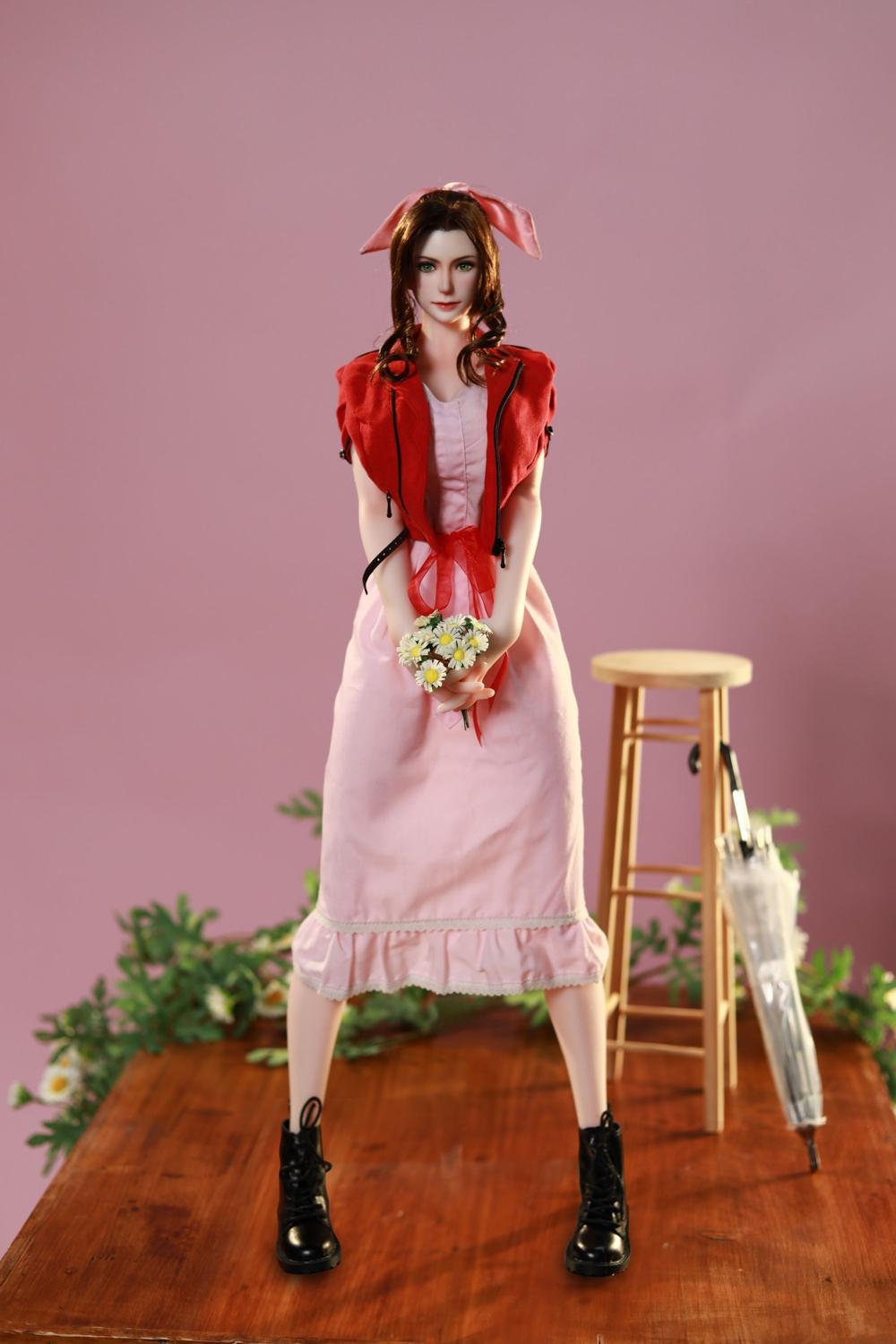 Exquisite Anime Sex Doll Aerith Gainsborough, Final Fantasy 65cm Mini Sex Doll
