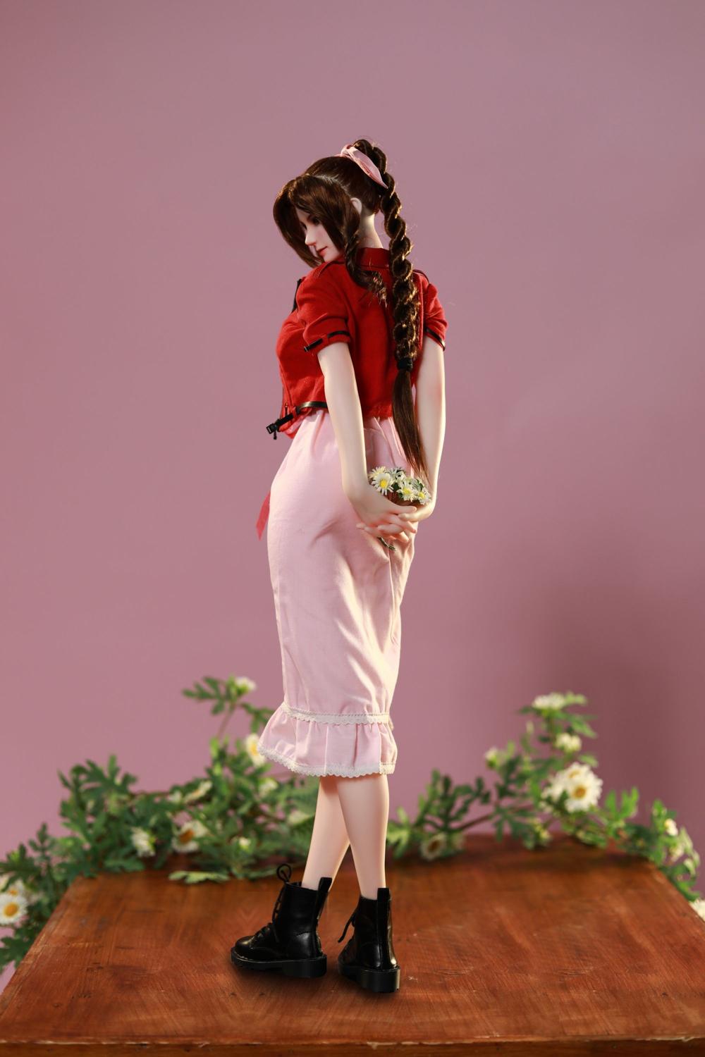 Exquisite Anime Sex Doll Aerith Gainsborough, Final Fantasy 65cm Mini Sex Doll