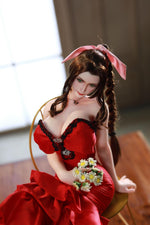 Load image into Gallery viewer, Exquisite Anime Sex Doll Aerith Gainsborough, Final Fantasy 65cm Mini Sex Doll
