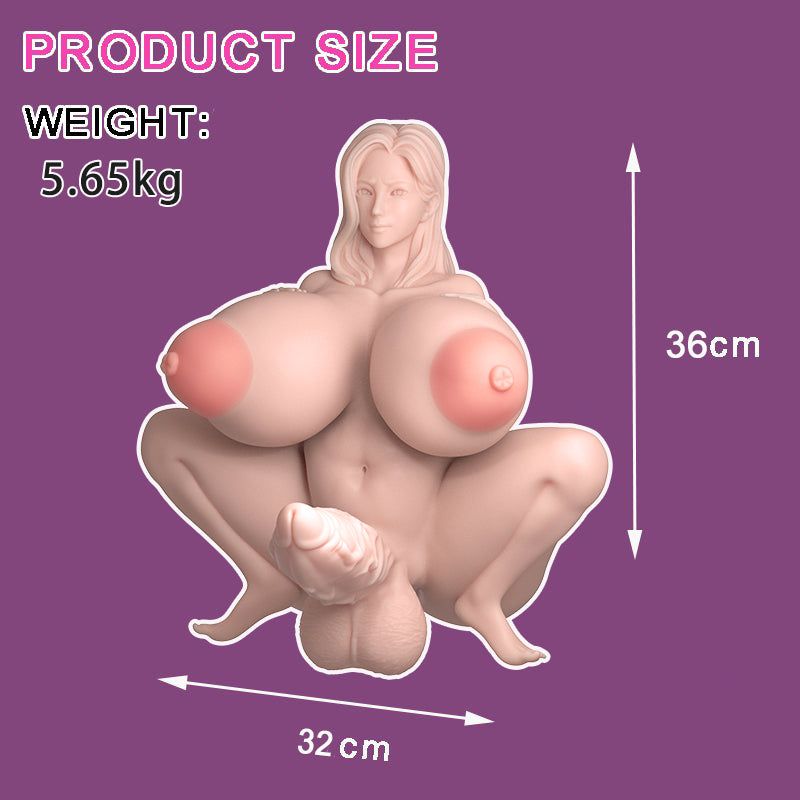 Portable Hentai Sex Doll, Futanari Shemale Figure, Anime Onahole Doll