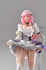 Load image into Gallery viewer, Honkai Sex Doll Elysia, Ahegao Pink Hair Hentai Figure (Sailor Uniform)
