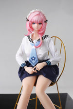 Load image into Gallery viewer, Honkai Sex Doll Elysia, Ahegao Pink Hair Hentai Figure (Sailor Uniform)
