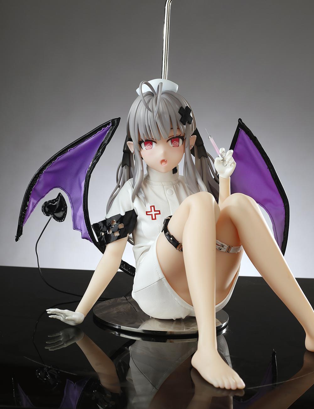 Hentai Sex Doll Shinomiya Kanna, Gray Hair Succubus Nurse Mini Sex Doll