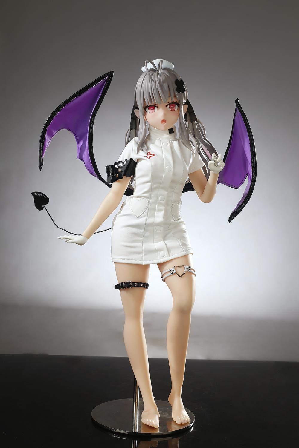 Hentai Sex Doll Shinomiya Kanna, Gray Hair Succubus Nurse Mini Sex Doll