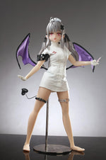 Load image into Gallery viewer, Hentai Sex Doll Shinomiya Kanna, Gray Hair Succubus Nurse Mini Sex Doll
