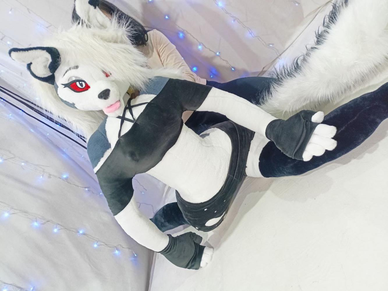 Loona Wolf Furry Sex Doll, 160cm Helluva Boss Full Size Plush Sex Doll