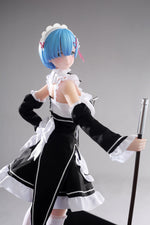 Load image into Gallery viewer, Maid Anime Sex Doll Rem (Re:Zero), Cute Maid Hentai Figure (with Mop)
