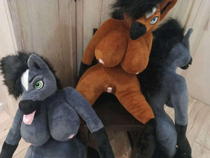 Mare Plush Furry Sex Doll, 170cm Kinky Horse Plush Sex Doll Kemelia Mare Plush Furry Sex Doll, 170cm Kinky Horse Plush Sex Doll Kemelia
