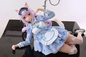 Nekopara Sex Doll Vanilla, 1/3 Scale White Hair Maid Catgirl Hentai Figure