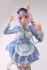 Load image into Gallery viewer, Nekopara Sex Doll Vanilla, 1/3 Scale White Hair Maid Catgirl Hentai Figure
