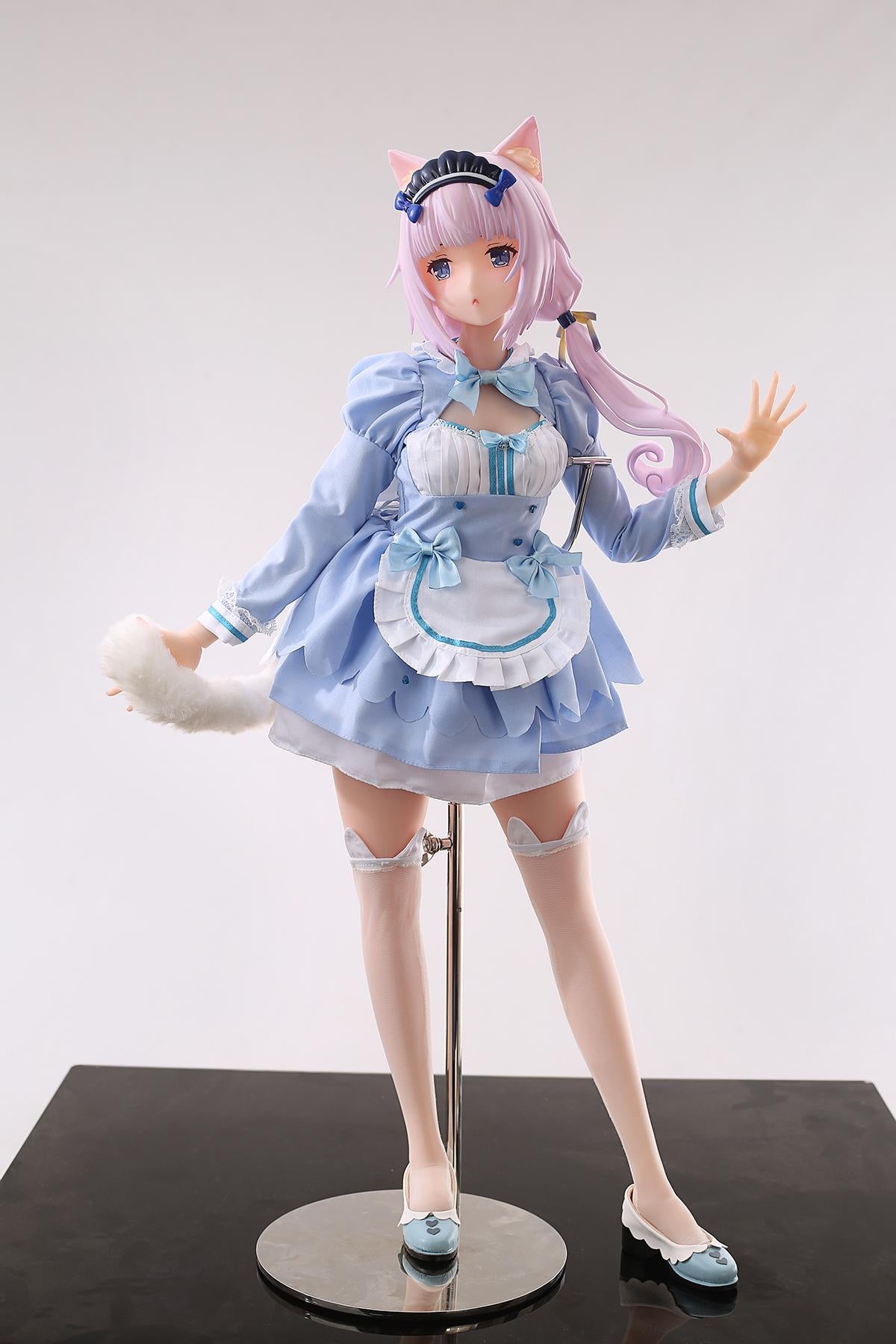 Nekopara Sex Doll Vanilla, 1/3 Scale White Hair Maid Catgirl Hentai Figure