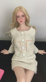 Load and play video in Gallery viewer, 76cm Realistic Blonde Sex Doll Caroline, Caucasian Secretary Sex Doll
