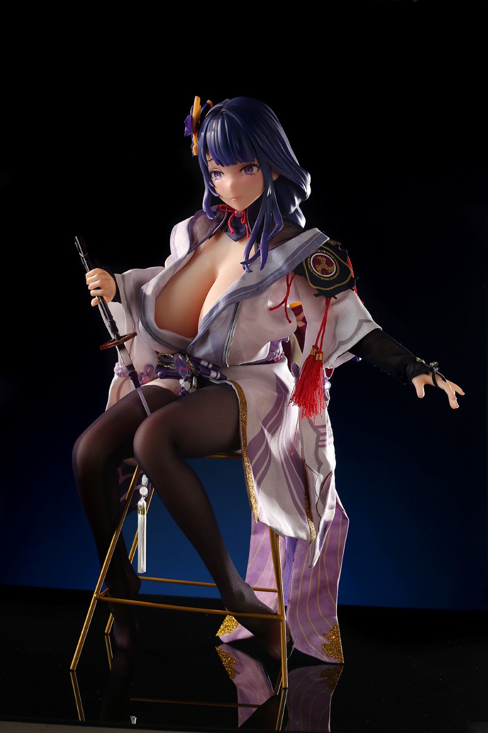 Raiden Shogun Sex Doll, 65cm Genshin Impact Mini Sex Doll Kemelia Raiden Shogun Sex Doll, 65cm Genshin Impact Mini Sex Doll Kemelia