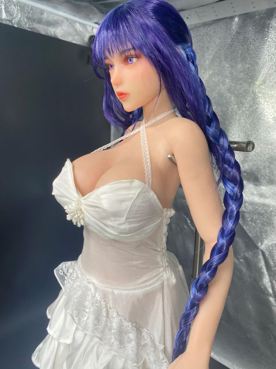Raiden Shogun 76cm Mini Sex Doll, Wedding Dress Genshin Hentai Figure