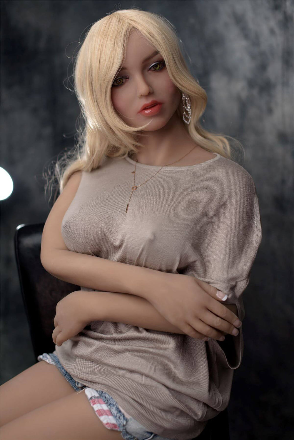 Realistic 148cm Love Doll Alexia's beautiful and elegant face
