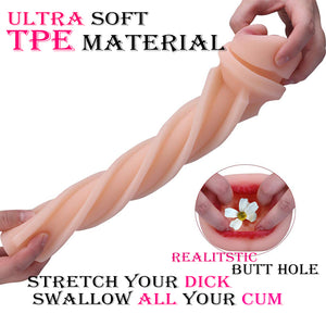 realistic anal sex fleshlight, stretching dick toy, tpe butt hole