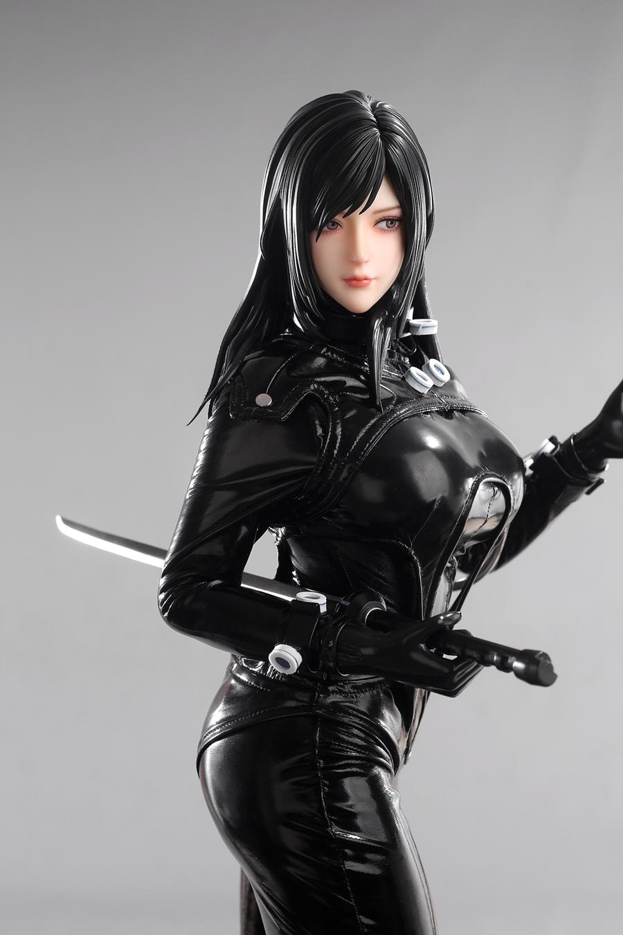 Realistic Anime Sex Doll Reika, Gantz Hentai Figure with Sword (65cm) standing like Joan of Arc