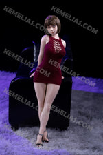 Load image into Gallery viewer, Bob Hair Lifelike 65cm Mini Sex Doll Momo, Cool Anime Figure with Sweater
