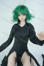 画像をギャラリービューアに読み込む, Realistic Mini Sex Doll Tatsumaki, Curly Hair Silicone Doll (2 Holes)
