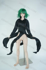 画像をギャラリービューアに読み込む, Realistic Mini Sex Doll Tatsumaki, Curly Hair Silicone Doll (2 Holes)
