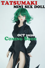 画像をギャラリービューアに読み込む, Realistic Mini Sex Doll Tatsumaki, Curly Hair Silicone Doll (2 Holes)
