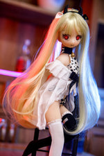 Load image into Gallery viewer, Vampire Anime Sex Doll Remilia, 40cm Blonde hair Scarlet Evil Figure
