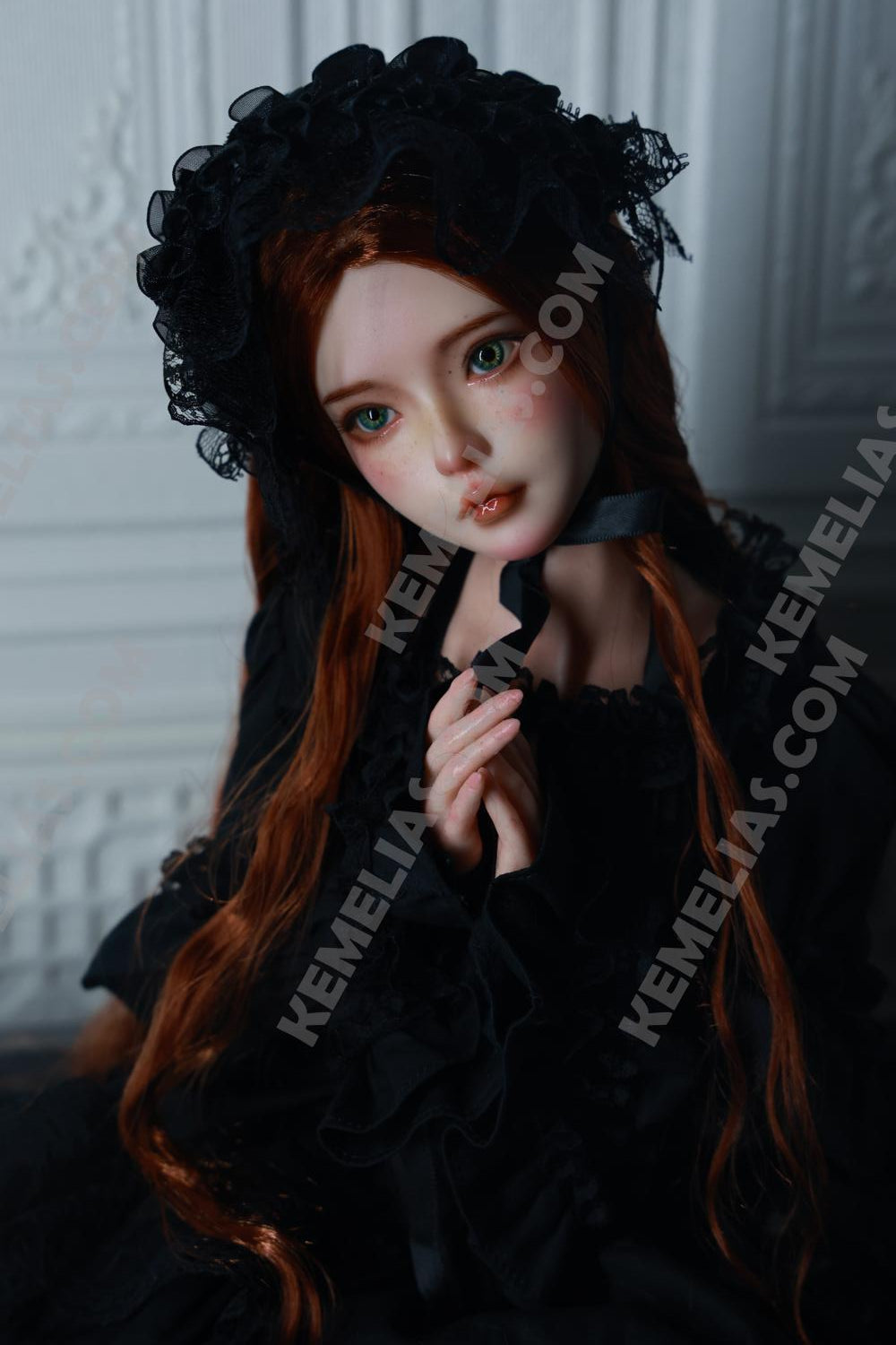 Victorian Fashion Mini Sex Doll Charlotte, 65cm Lifelike British Lady Hentai Figure