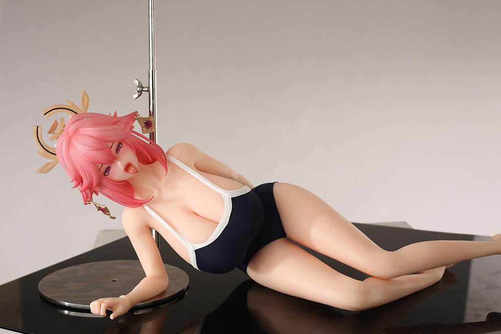 Anime Mini Sex Doll Yae Miko, Ahegao Pink Fox Girl Genshin Hentai Figu Kemelia Anime Mini Sex Doll Yae Miko, Ahegao Pink Fox Girl Genshin Hentai Figu Kemelia