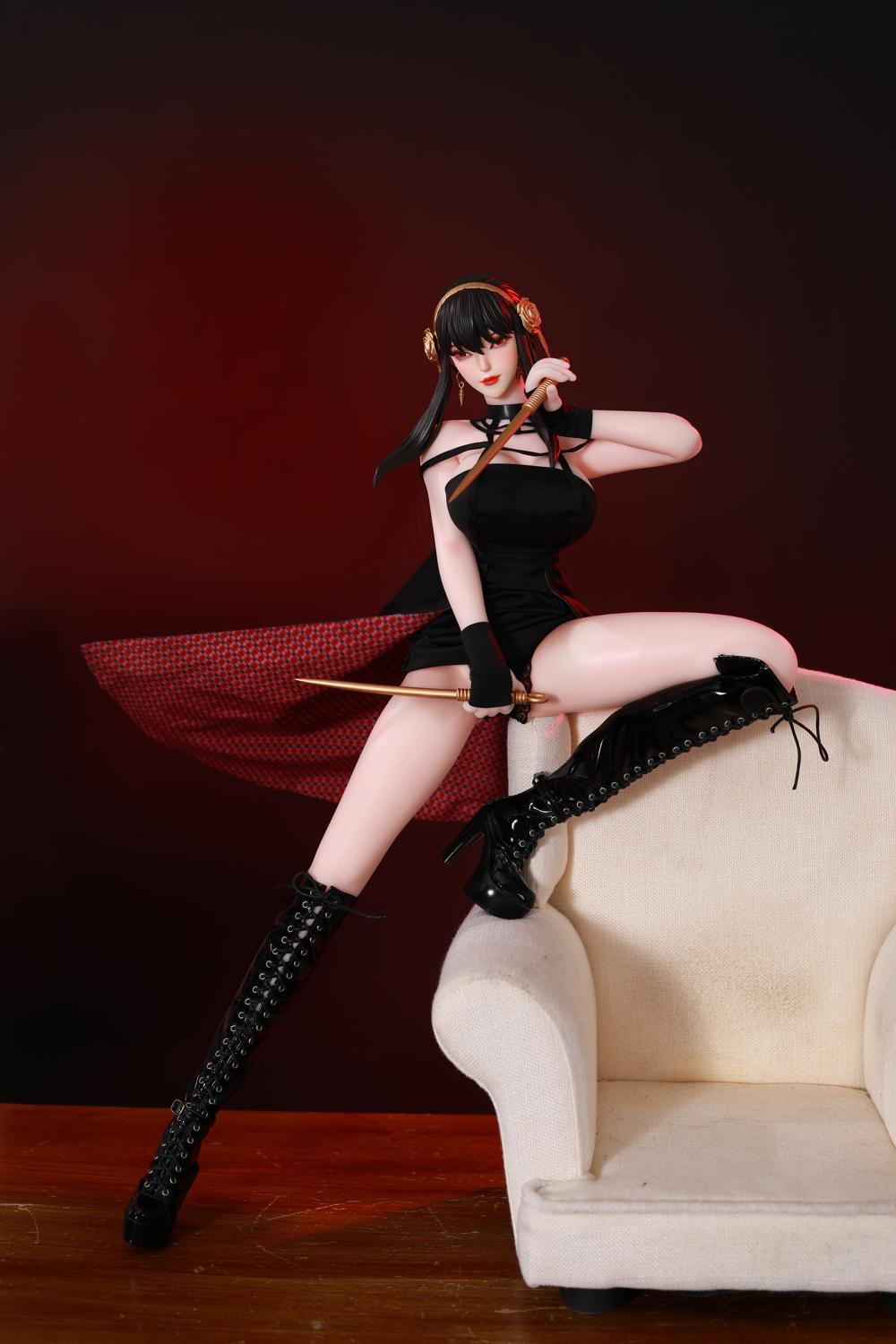 Anime Mini Sex Doll Yor Forger, Spy Family 70cm Hentai Figure in Silicone